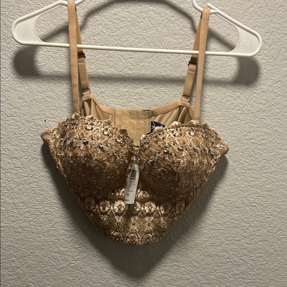 Windsor Tan Lace Underwire Bra